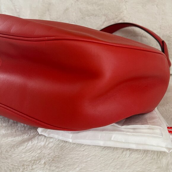 Coach Glovetan Orange Leather Nomad Hobo Bag F36026 - Picture 9 of 16